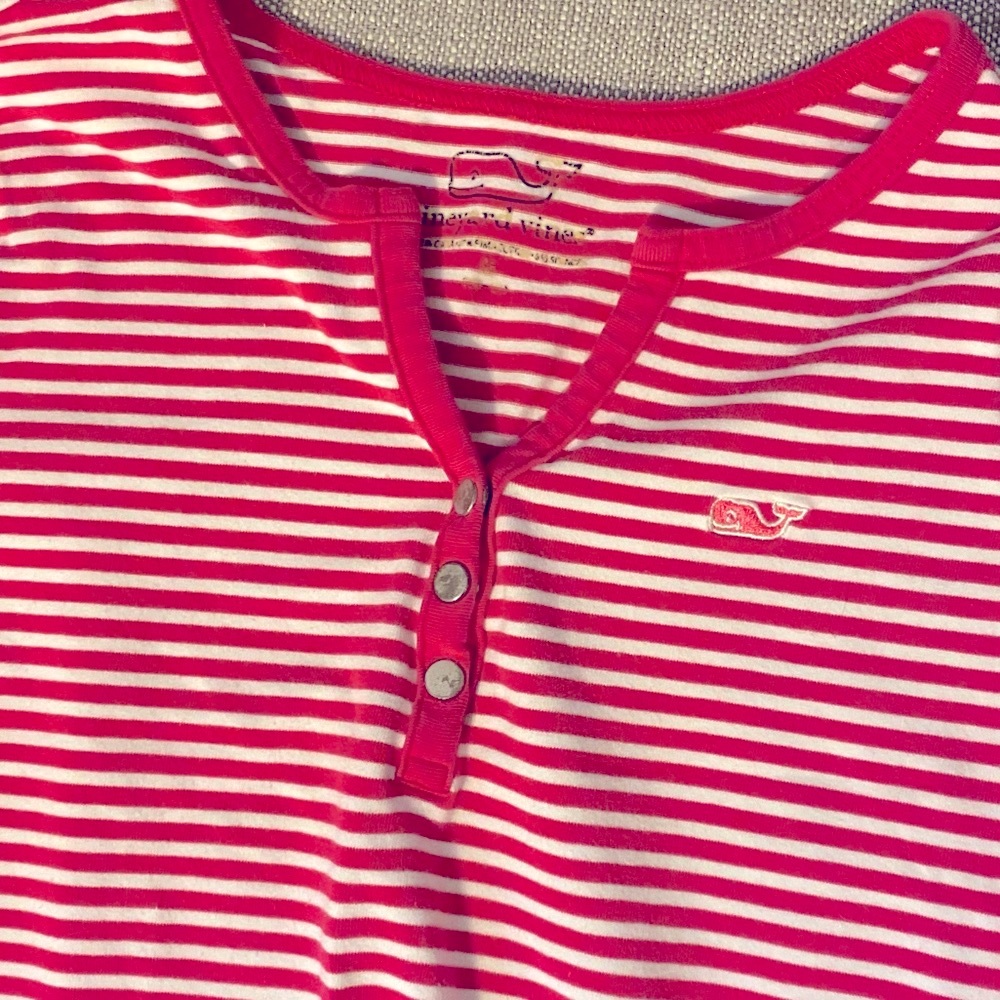 EUC Vineyard Vines Women’s Pink and White Striped Dress - Picture 3 of 3